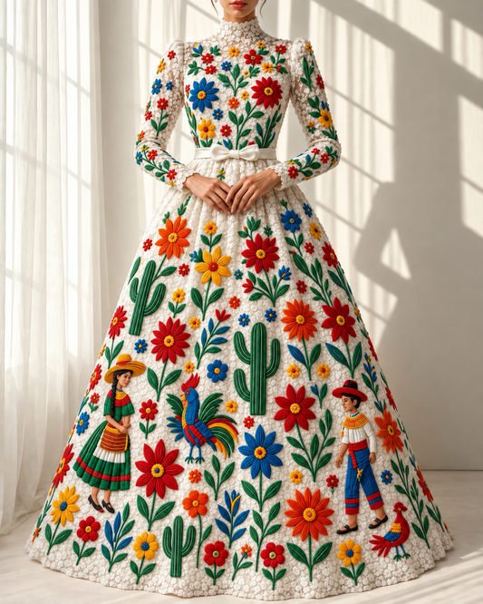 Vestido Tradicional Mexicano 27