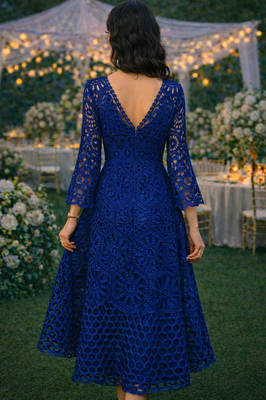 Vestido Largo Bordado 560